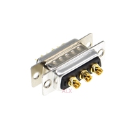 Haute puissance DB3 3V3 30A plaqué Or MÂLE FEMELLE CONNECTEUR à courant élevé D-SUB adaptateur soudure type 3pin prise De Soudure