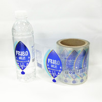 Etiqueta Adhesiva Transparente Impermeable para Bebidas, Personalizada por el Fabricante, de BOPP/PE/PET/Vinilo, para Botellas de Vino y Cerveza