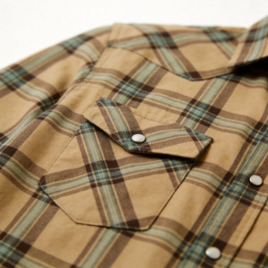 Camisa de Trabajo <span class=keywords><strong>a</strong></span> Cuadros de Franela de Alta Calidad para Hombre, 100% Algodón, Manga Larga, Diseño Personalizado con Logotipo OEM de XUCHANG - Product Image 4