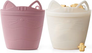 Sac <span class=keywords><strong>de</strong></span> rangement alimentaire réutilisable <span class=keywords><strong>de</strong></span> 13oz avec boutons <span class=keywords><strong>de</strong></span> verrouillage, pochette à collation en silicone Baby on the Go, passe au lave-vaisselle - Product Image 4