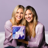 Coffret Cadeau Spa Relaxant Lavande pour la Fête des Mères et pour un prompt rétablissement, avec Logo Personnalisé, Carte Cadeau Imprimable et Couleur Personnalisée
