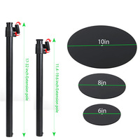 Rehausseur de plantes réglable en plastique et acier au carbone pour pots, utilisation intérieure/extérieure, nouveau style chinois, insert intégré pour pots hauts