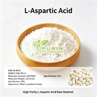 Bubuk Asam L-Aspartat Asam Amino Berasam Pelembap Perbaikan Penghalang Kulit Agen Penyangga untuk Serum Toner Krim Perawatan Rambut