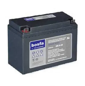 GB6-24 6v 24ah batterie plomb-acide bosfa batterie6v batterie d'alimentation pour la sauvegarde