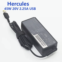 Pengisi Daya Laptop/Power Supply 45N0490 untuk Lenovo 45W 20V 2.25A USB ThinkPad X1 Carbon X240 T470 E570 Adaptor Laptop