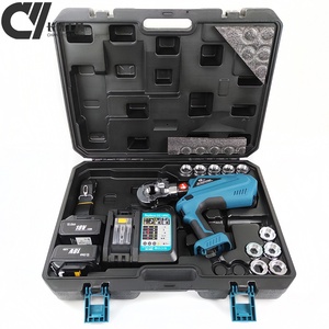 EZ-300 Hydraulic Battery Powered Cable <b>Crimping</b> Tool Professional Compression <b>Crimping</b> Tool OLED 16-300 Cable ISO - Product Image 5