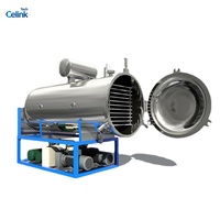 Elektrische 50kg 1000kg 4000kg Automatische Vriesdroogmachine Lyofilisator voor Borstvoedingflesjes, Vriesgedroogde Aardbeien, Snoep, PLC