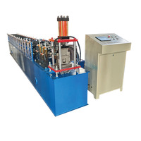 Machine de formage de tuiles pour lamelles d'extrémité de porte à enroulement entièrement automatique à prix compétitif avec pompe à moteur en acier coloré