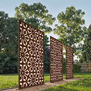 Valla de Seguridad para Jardín Exterior, Panel Divisor Anti-Escalada, Biombo de Acero Corten Personalizado con Altura Ajustable - Product Image 5