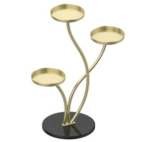 Étagère à fleurs en ardoise, support de rangement pour plantes de salon, en fer, sur pied, style simple