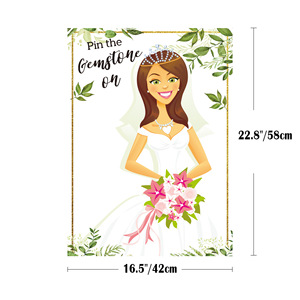Nicro, venta al por mayor, tarjeta de juego de <span class=keywords><strong>despedida</strong></span> de <span class=keywords><strong>soltera</strong></span>, suministros de decoración de boda, tarjeta de juego de boda - Product Image 2