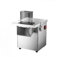 Machine à découper les légumes multifonctionnelle en acier inoxydable, électrique, pour trancher, couper en dés et en bâtonnets les frites, idéale pour les restaurants