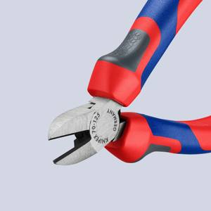 KNIPEX 70 02 125 SB Alicates de corte lateral con mangos ergonómicos, atramentizados en negro, 125 mm - Product Image 4