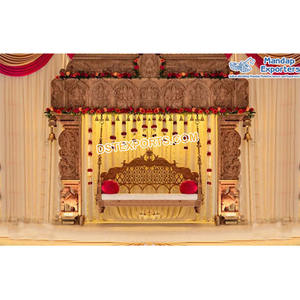 Columpio de madera para boda, Manavarai/jaula real, artesanía, India, Manavarai, escenario - Product Image 1