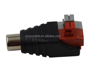 Adaptateur de borne AV avec prise RCA femelle à bouton-poussoir vers câble de haut-parleur, positif et négatif - Product Image 4