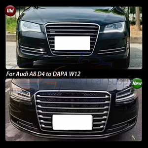 Kit carrosserie <span class=keywords><strong>Dapa</strong></span> W12 pour Audi A8 D4 2011-2014, pare-chocs avant et arrière, feux auto - Product Image 3