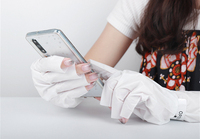 Masque pour les mains sèches et gercées avec bouts de doigts amovibles, masque réparateur pour les mains de salon de beauté SPA, gants de manucure