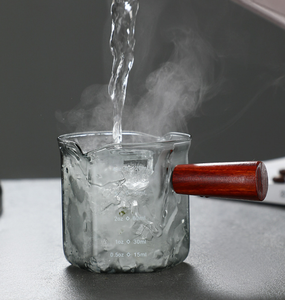 Petit gobelet à <span class=keywords><strong>lait</strong></span> Verre <span class=keywords><strong>Pyrex</strong></span> manche bois gradué mini pot à <span class=keywords><strong>lait</strong></span> sauce pour pot à <span class=keywords><strong>lait</strong></span> - Product Image 6