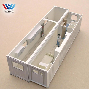 Modular de paquete plano prefabricadas de movile hospital camión casas 20ft 40ft clínica móvil contenedor - Product Image 1