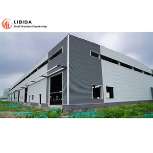 Customized Structural Construction Steel Building Prefabricated Factory Price Industrial Building Metal Workshop Steel Warehouse