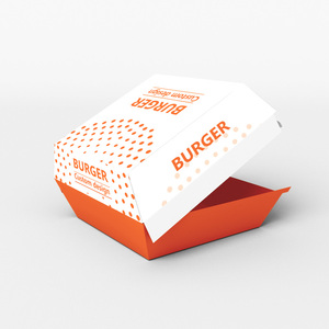 LOKYO Eco friendly degradable to go desechable comida rápida papas fritas pizza hamburguesa personalizada y caja de papas fritas - Product Image 4