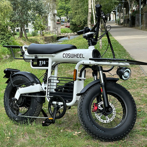Vélo électrique COSWHEEL 1000W 48V 15AH haute vitesse, frein à disque en alliage 16 pouces, 7 vitesses, mini vélo de ville, vélo électrique - Product Image 4