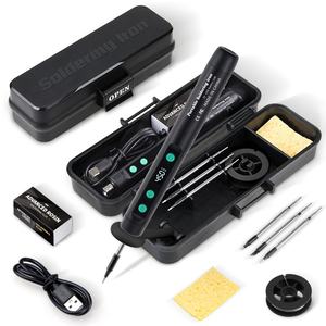 Reparación de soldadura de hierro inalámbrico de carga portátil USB Digital 5V15W Mini juego de plástico de código caliente para el hogar - Product Image 1