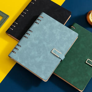 Cuaderno creativo A5 éxito de ventas al por mayor con logotipo impreso papel reemplazable y hebilla magnética-Vuelta al cole - Product Image 2