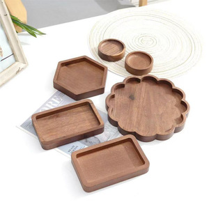 Solid Wood <b>Dinner</b> Plates Irregular Shape Custom Size Eco Friendly Storage <b>Trays</b> Cute Design - Product Image 2
