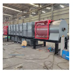Stainless Steel Fast Pyrolysis Charcoal Furnace Continuous Biomass Charcoal Making Machines Russia Provided 220V Energy Saving