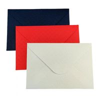 Rima bambu pola Linen Custom High-End kecil warna segar undangan dompet ucapan amplop gaya Retro kartu pos