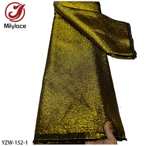 Moda de lujo Jacquard brocado tela vestido brocado nigeriano Organza encaje materiales para boda - Product Image 2