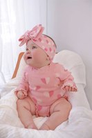 Combinaison en tricot pour bébé pour la Saint-Valentin, pull jacquard en forme de cœur, 100% coton biologique, combinaison à bretelles, jambes à volants, barboteuse pour fille, tricot