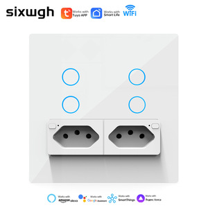 Enchufe Inteligente Wi-Fi Estándar Brasileño S4A Tuya con Monitoreo <span class=keywords><strong>de</strong></span> Energía, Control por Aplicación Móvil, Programación y Control por Voz - Product Image 1