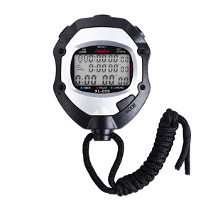 Chronomètre numérique professionnel pour le sport, chronomètre 1/100e de seconde, compte-tours, chronomètre de temps partiel avec cordon pour l'entraînement sur piste, la natation et les arbitres - Product Image 1