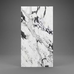 Azulejos de Porcelana Esmaltada de Alto Brillo Wolto Gris 600x1200mm, Diseño de Mármol Gris, 8.5mm, para Pared y Suelo - Product Image 1