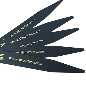 Individuell Gestaltete Siebgedruckte Wasserfeste Duftteststreifen – Parfümflaschenförmige Testerkarten für Duftmischungen - Product Image 2