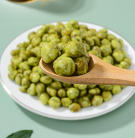 Petits pois verts enrobés de wasabi |   Végétalien |   Qualité supérieure |   Saveur grillée croustillante et épicée