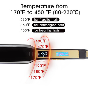 Commercio all'ingrosso Globale Professionale del Salone Top Ranking LCD Raddrizzatore di Ceramica <span class=keywords><strong>da</strong></span> Tutto Ferri <span class=keywords><strong>Da</strong></span> <span class=keywords><strong>Stiro</strong></span> 450 Gradi Elettrico Dei Capelli di <span class=keywords><strong>Ferro</strong></span> - Product Image 4