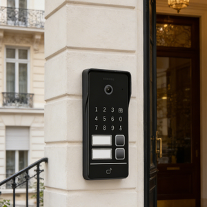 Videoportero PoE Hiwink de Fácil Instalació<span class=keywords><strong>n</strong></span> - Cámara Ultra-HD 2K con Reconocimiento Facial y de Palma para Apartamentos y Villas, Certificado CE - Product Image 1