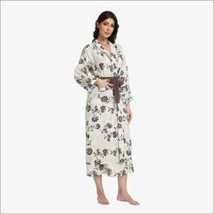 Robes de bain à séchage rapide, robe en coton personnalisée, robes de luxe, robe de nuit deux pièces, vêtements de nuit personnalisés pour femmes, vêtements du Vietnam - Product Image 3