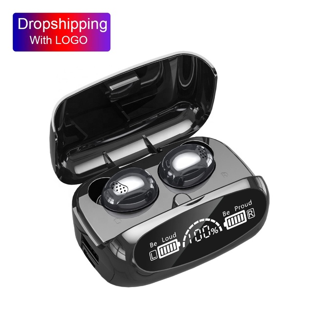 2022 New Tws 5.0 in Ear Headset Wireless Headphones Sport Earbuds IPX-5 Waterproof Gaming Earphone LED Auriculares