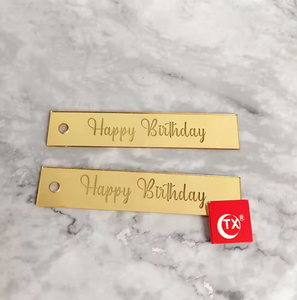 Vendita Diretta di Fabbrica di Decorazioni per Torte di <span class=keywords><strong>Compleanno</strong></span> - Pezzi Decorativi a Forma di Cuore Esagonale e Specchio per Cupcake - Product Image 3