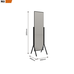 Tầng thường vụ đầy đủ chiều dài gương cho cửa hàng quần áo thời trang đầy đủ chiều dài váy gương với đứng - Product Image 2