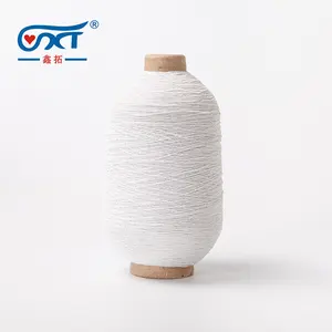 140/75/75 double covered rubber yarn elastic100% polyester thread