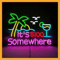 Enseigne néon LED personnalisée de forme créative avec panneau arrière en acrylique, étanche, pour décoration murale de maison, boutique, bar, fête, mariage, événement