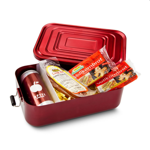 Boîte à lunch rectangulaire en métal pour la randonnée en plein air, contenant alimentaire en <span class=keywords><strong>aluminium</strong></span>, boîte à lunch japonaise bento pour adultes pour la <span class=keywords><strong>conservation</strong></span> de la fraîcheur - Product Image 4