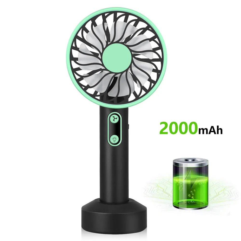 Sıcak satış şarj edilebilir pil el fanlar elektronik masaüstü vantilatör taşınabilir Mini Fan