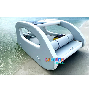 Catamarano Gonfiabile Multiscafo da 4,5m per Canottaggio, Elettrico ELECTRICAT, Alimentato a Energia Solare, Divertente, Pieghevole, Barca Gonfiabile Abitabile - Product Image 3