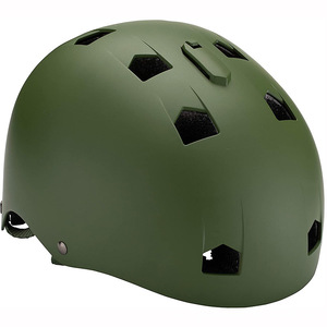 หมวกกันน็อคปั่นจักรยานสีเทาและสีเขียวทหารระบายอากาศได้ 16-20 ช่องระบายอากาศสำหรับทุกเพศทุกวัยหมวกกันน็อคกีฬาจักรยานเสือภูเขาทุกพื้นที่ - Product Image 2